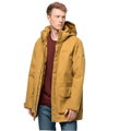 Jack Wolfskin Parka Fierce Wind (wasser-winddicht, recyceltes Materialien) bernsteingelb Herren